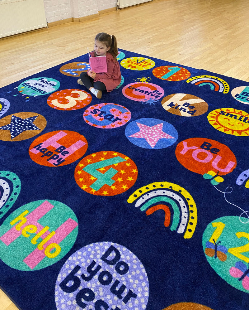 KinderColour™ Positivity Wellbeing Placement Carpet