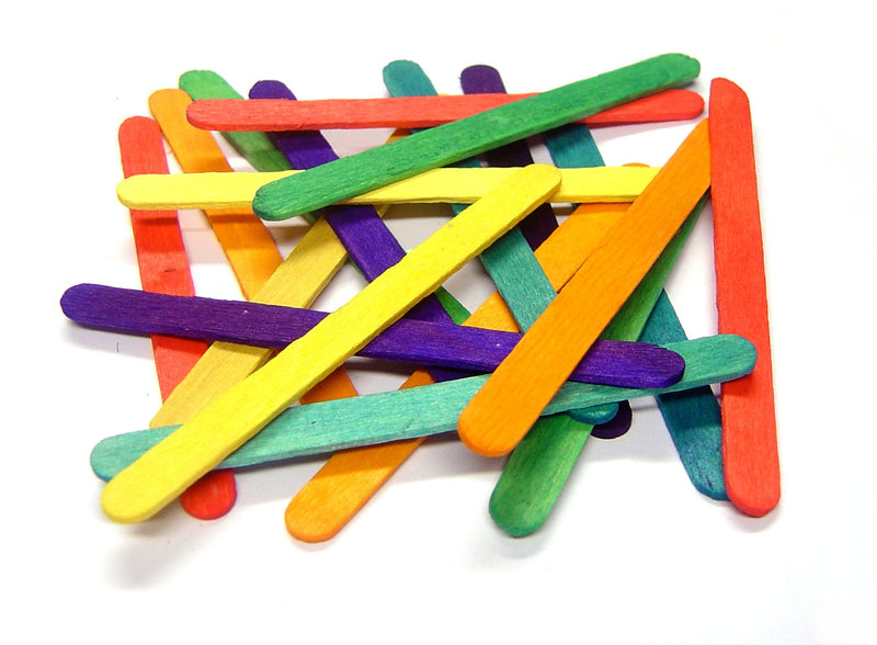 Coloured Lollipop Sticks pk 1000