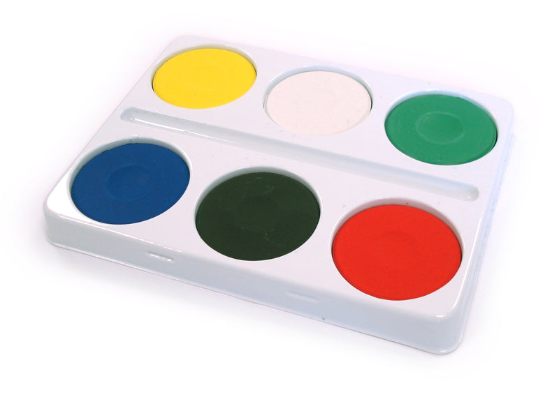 6-Well Large Block Palette with Paint