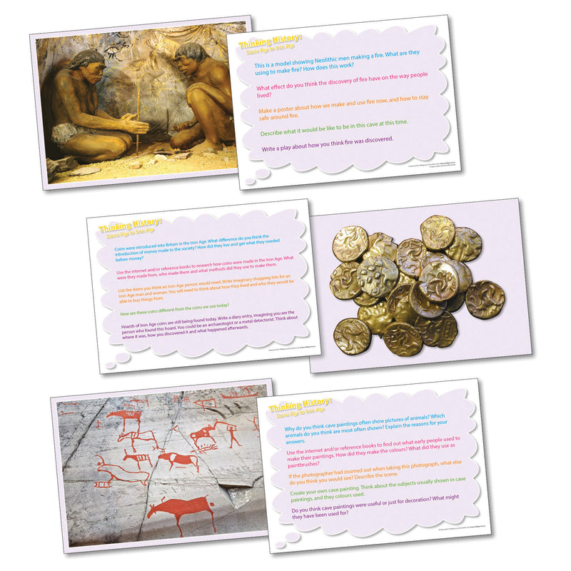 Thinking Cards - Stone Age to Iron Age pk 20