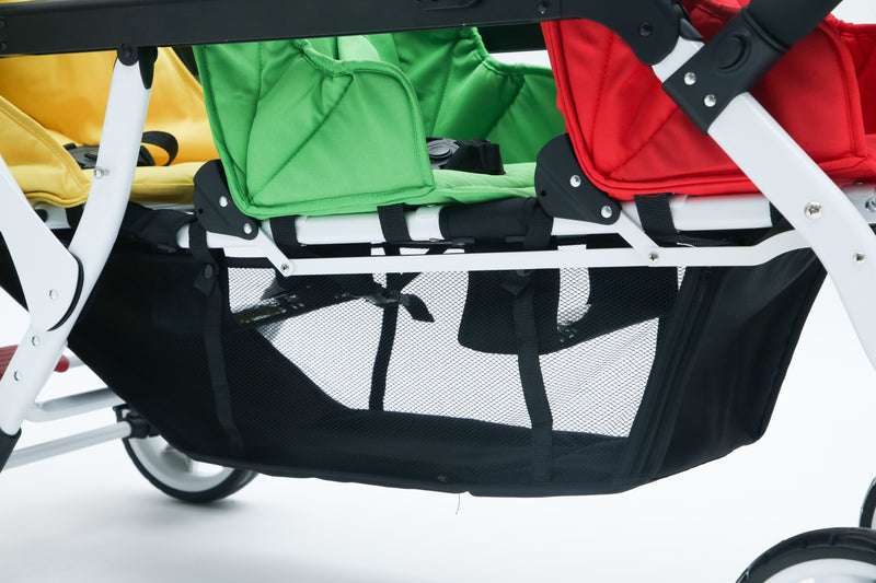 Familidoo Lightweight 3 Seater Stroller with Rain Cover