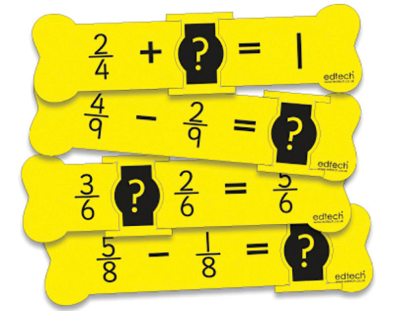 Fraction, Addition & Subtraction Crunchers pk 50