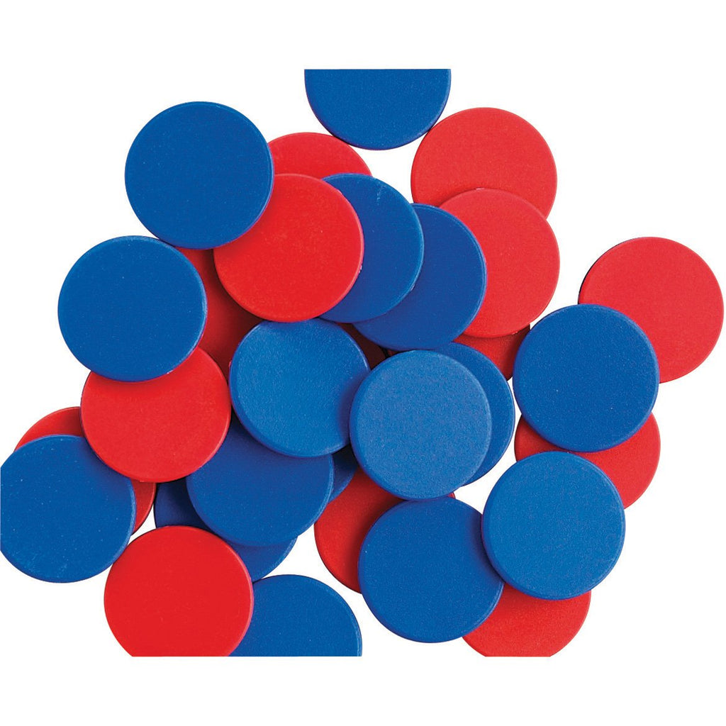 Two Colour Counters - Red/Blue pk 200