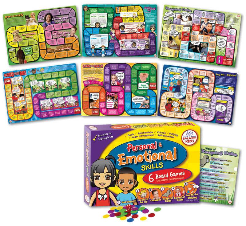 Personal and Emotional Skills Games Set pk6