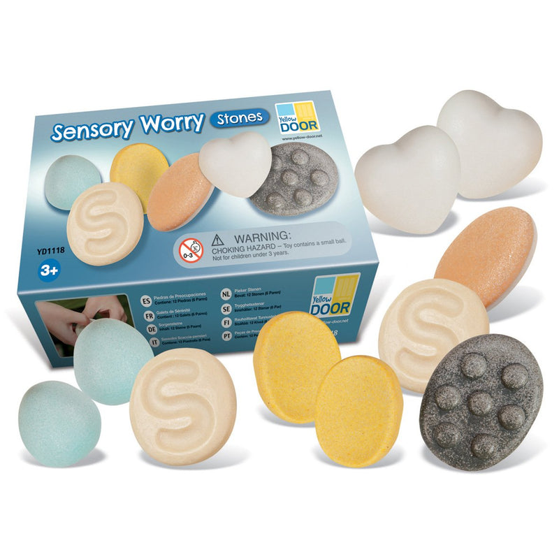 Sensory Worry Stones pk 12