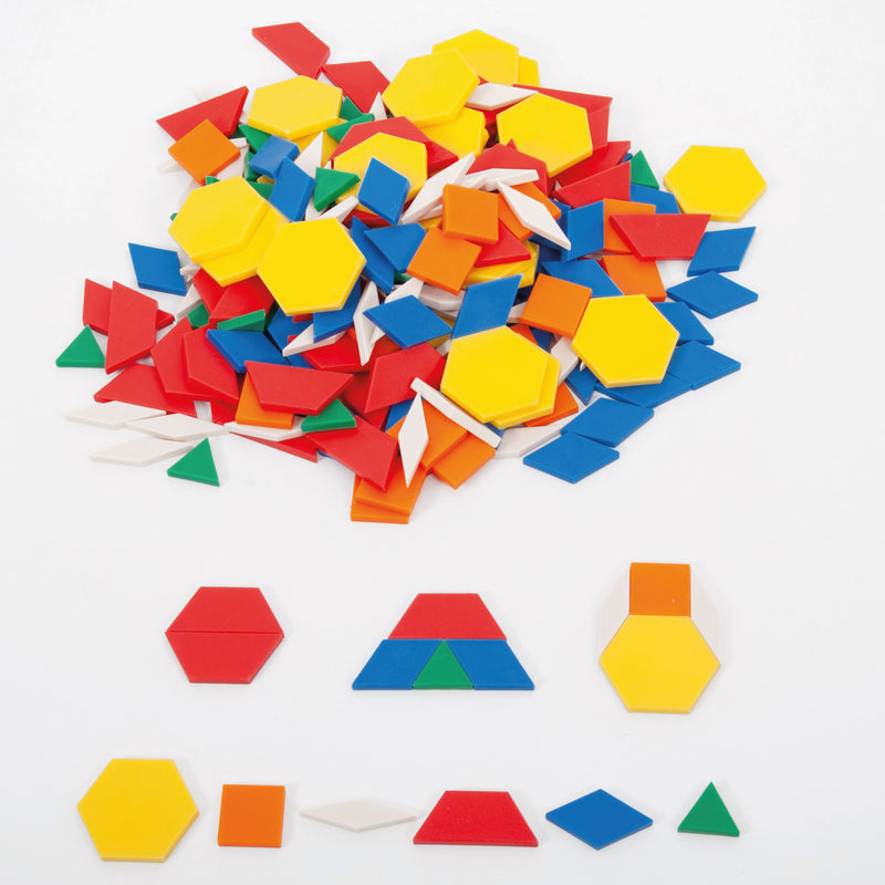 Rainbow Pattern Blocks pk 250