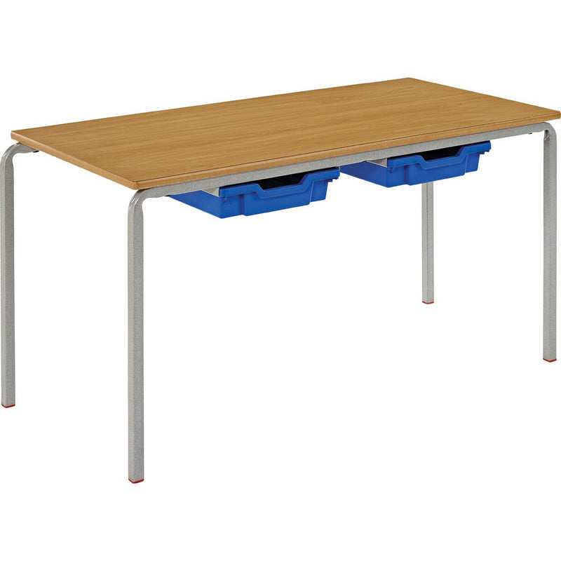 Crushed-Bent-Classroom-Table-(MDF-Bullnose-Edge)---Rectangular-1100x550mm-(with-2-trays)-