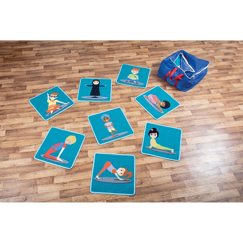 Yoga Position Mini Carpets pk 32 
