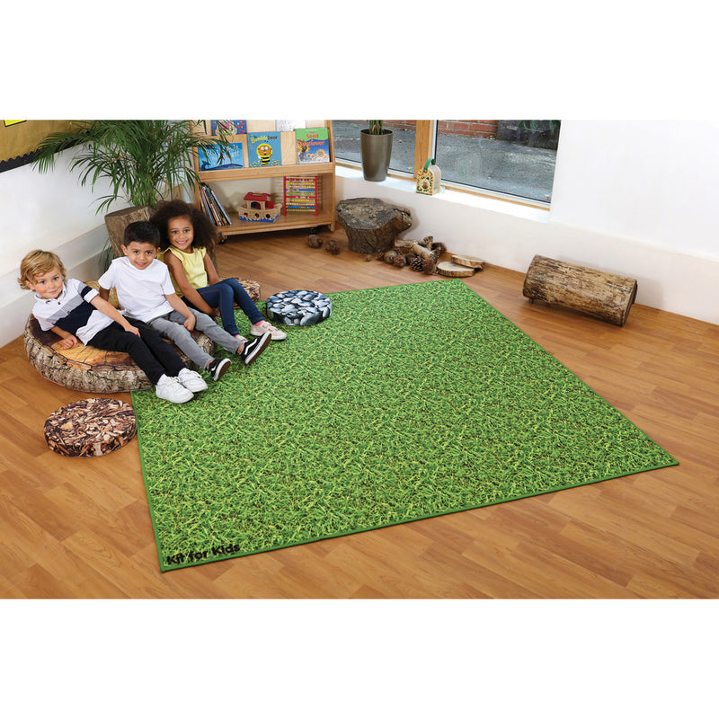 Grass & Lily Pad Double-Sided Carpet