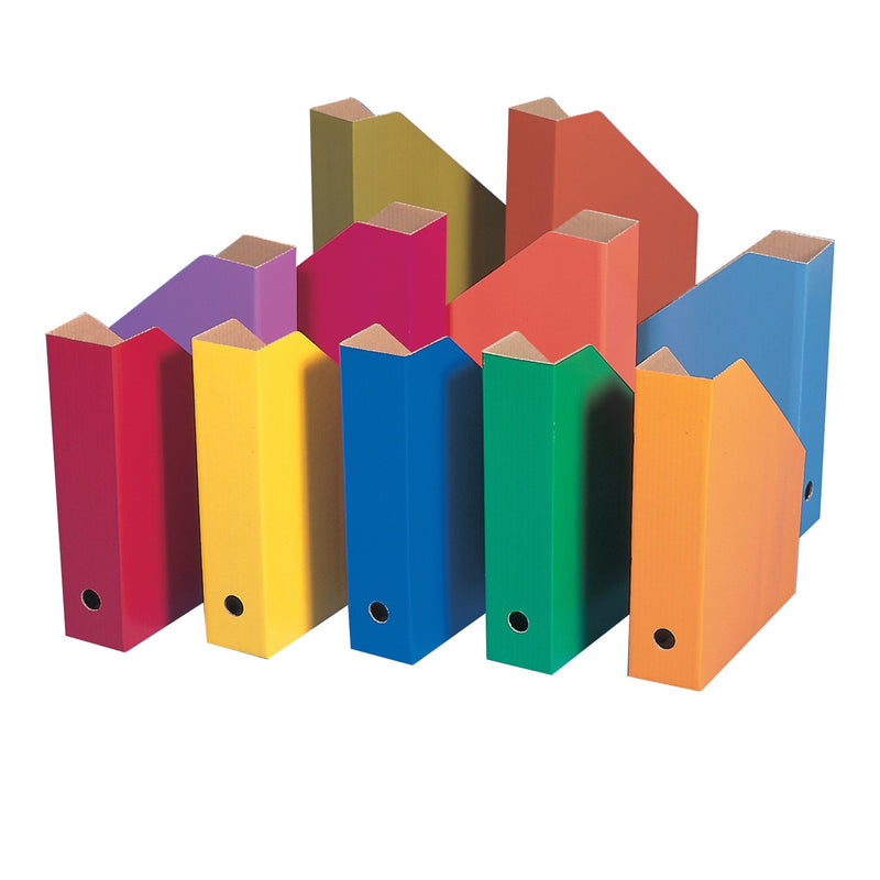Colour Filing Boxes (Curriculum Colours) pk 11