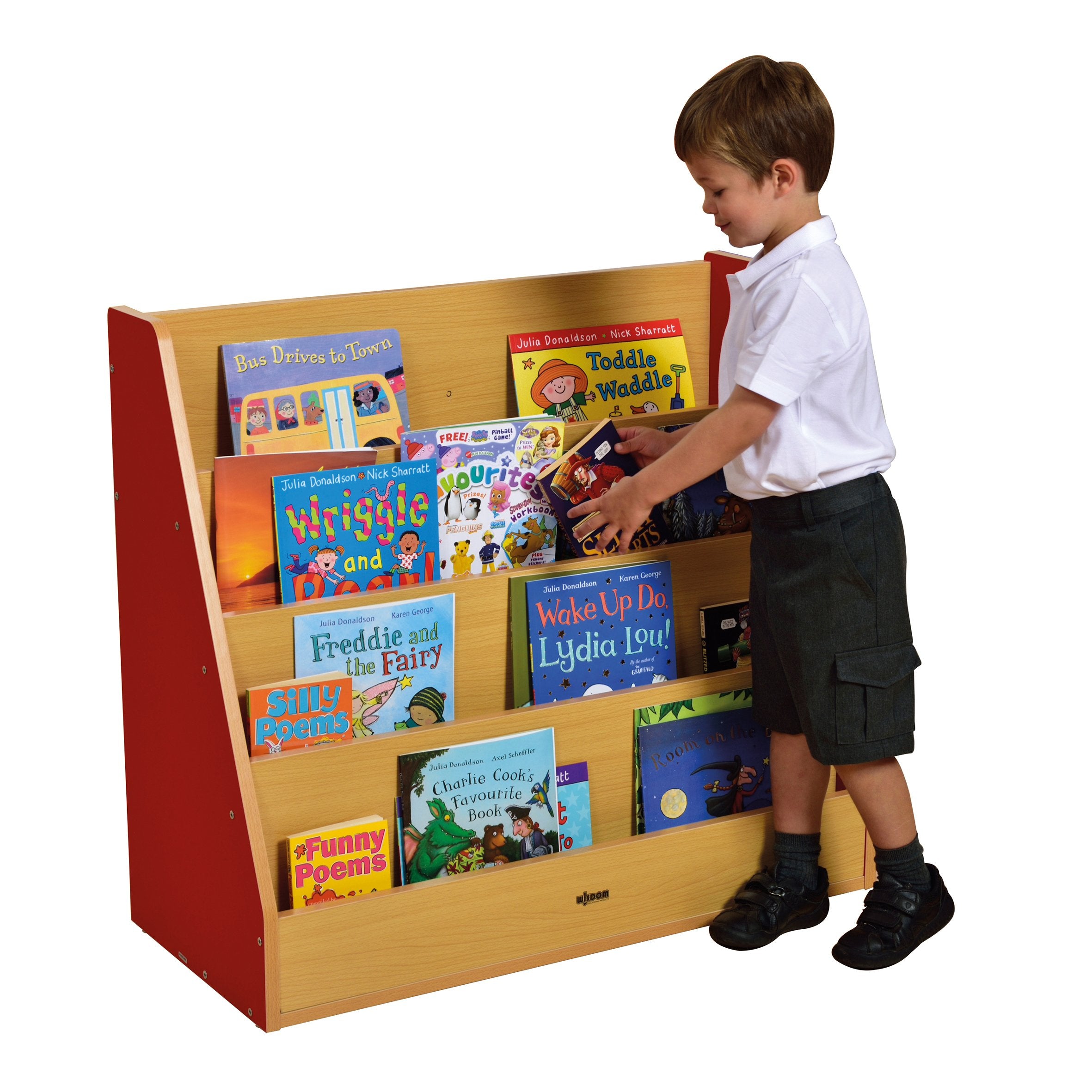 Milan Book Storage (Red)