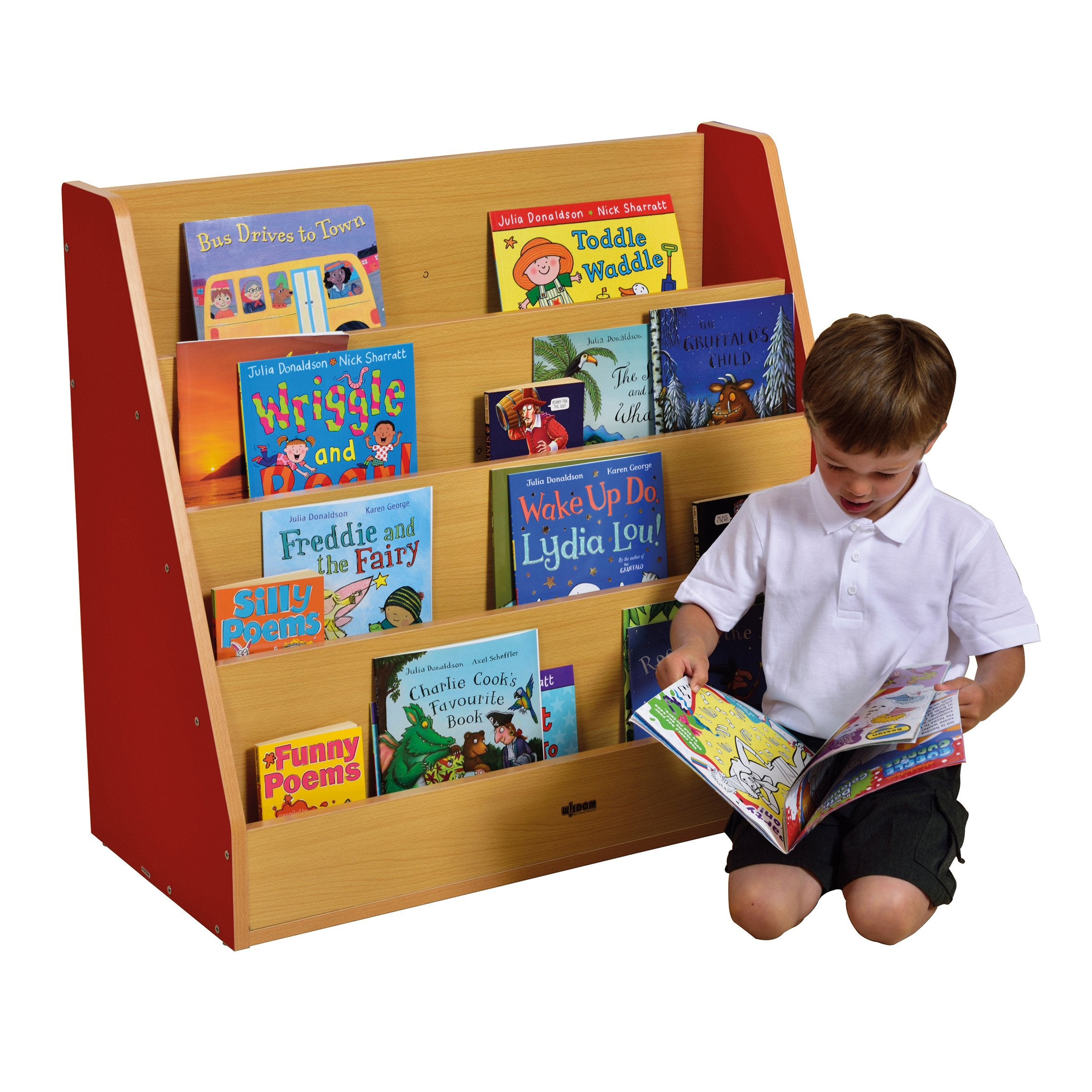 Milan Book Storage (Red)