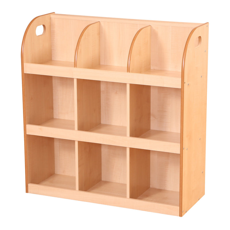 Maple Book Display and Storage Unit 