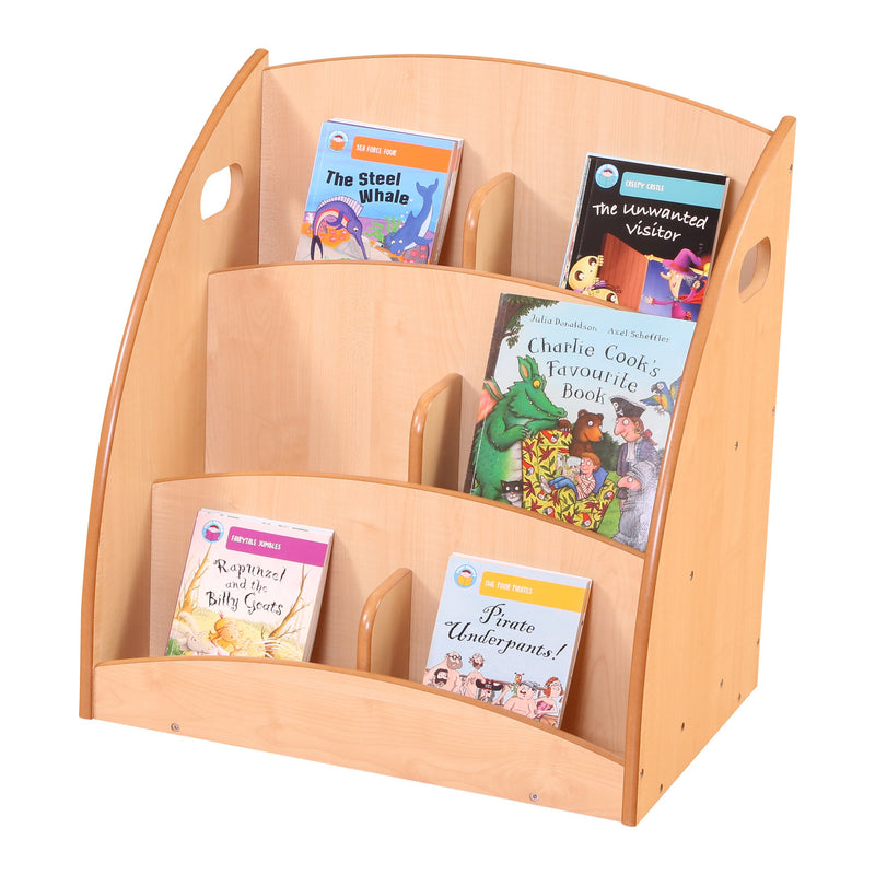 Maple 6-Compartment Book Display  