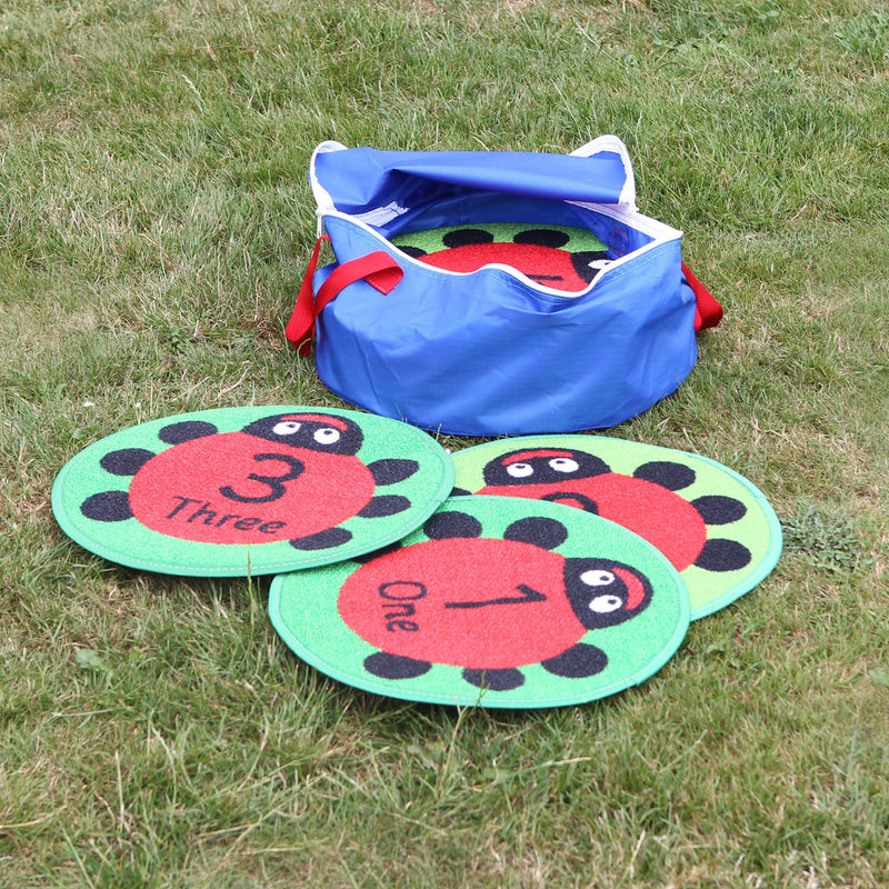 Back to Nature™ Counting Ladybird Indoor/Outdoor Mats with Holdall pk 24