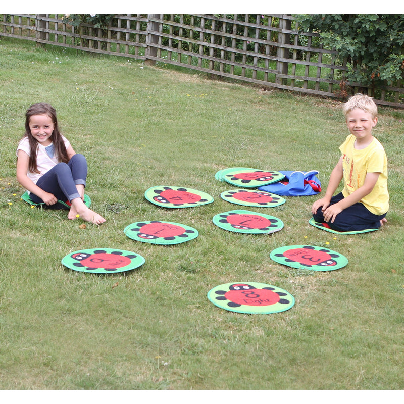 Back to Nature™ Counting Ladybird Indoor/Outdoor Mats with Holdall pk 24
