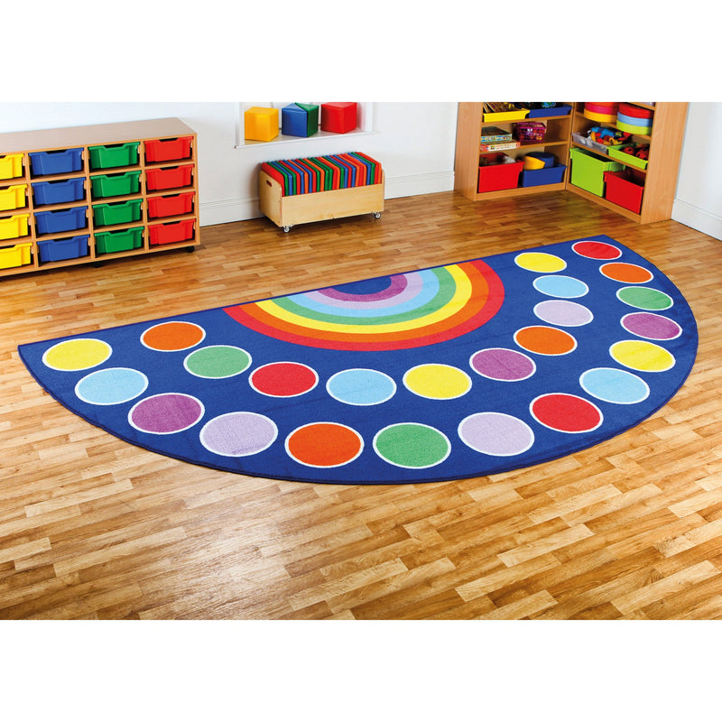 Rainbow™ Semi-Circle Placement Carpet 