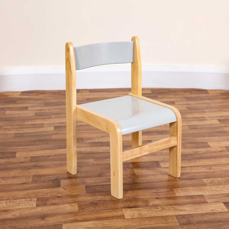 Tuf Class Wooden Classroom Chair (Grey) S2 pk 2