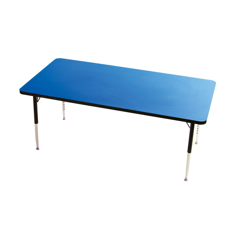 Tuf-Top™ Height Adjustable Rectangular Table (Blue) 