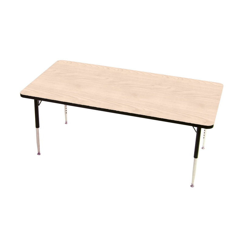 Tuf-Top™ Height Adjustable Rectangular Table (Maple) 