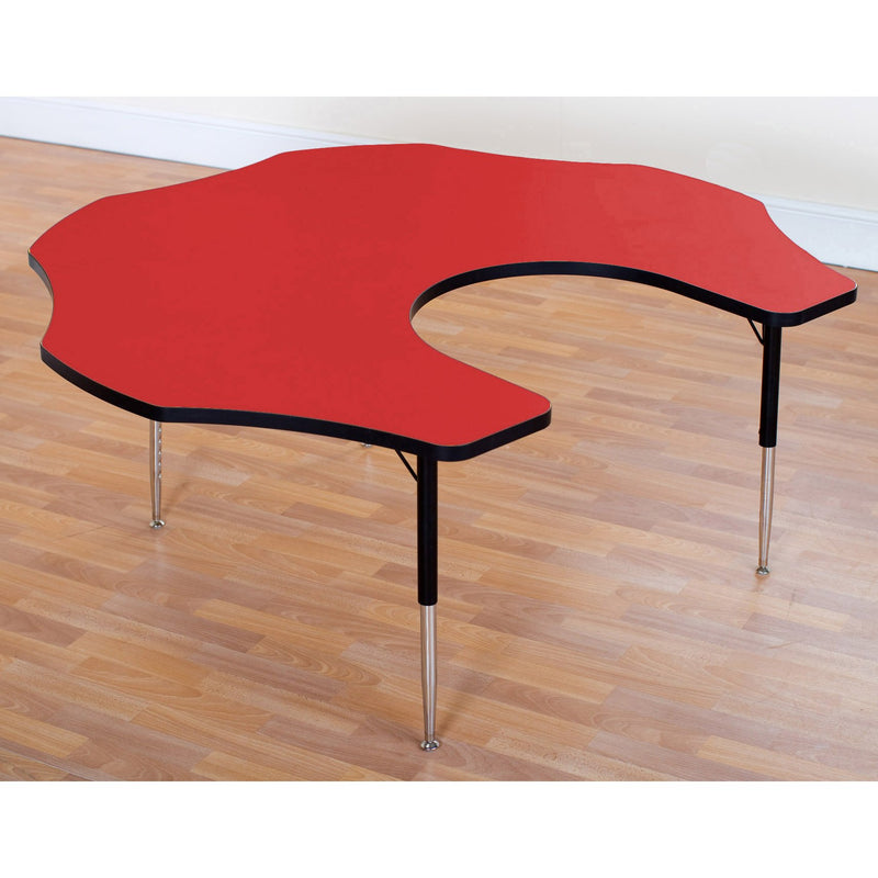 Tuf-Top™ Height Adjustable Teacher Flower Table (Red) 