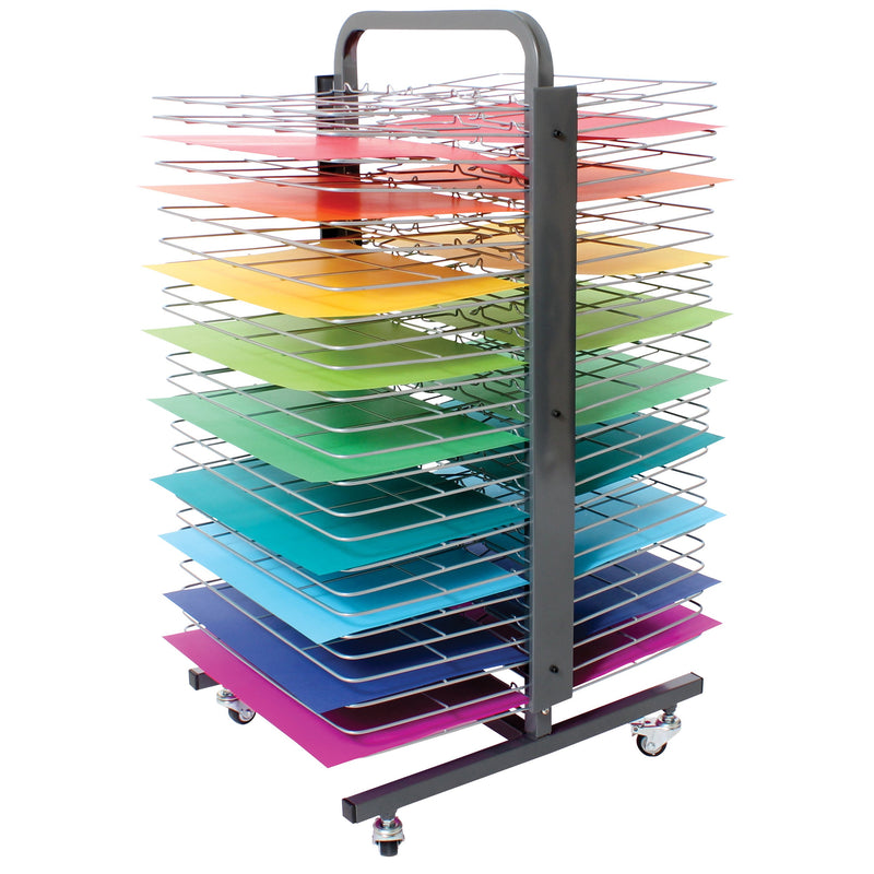 Premium 50-Shelf Mobile Drying Rack 