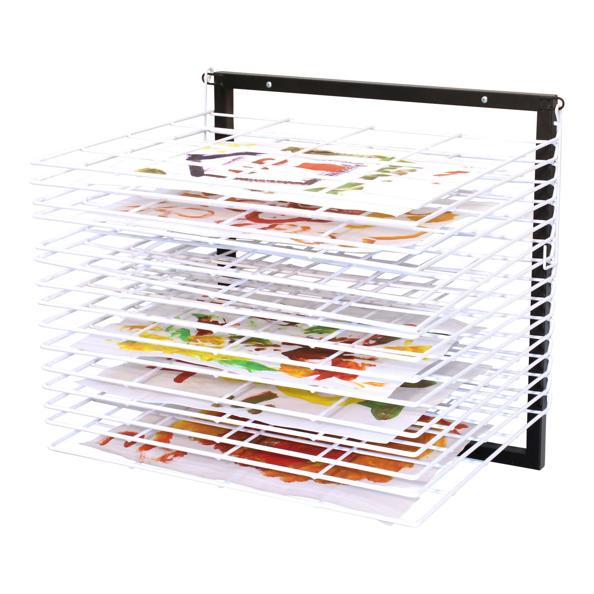 15-Shelf Wall-Mounted Drying Rack 