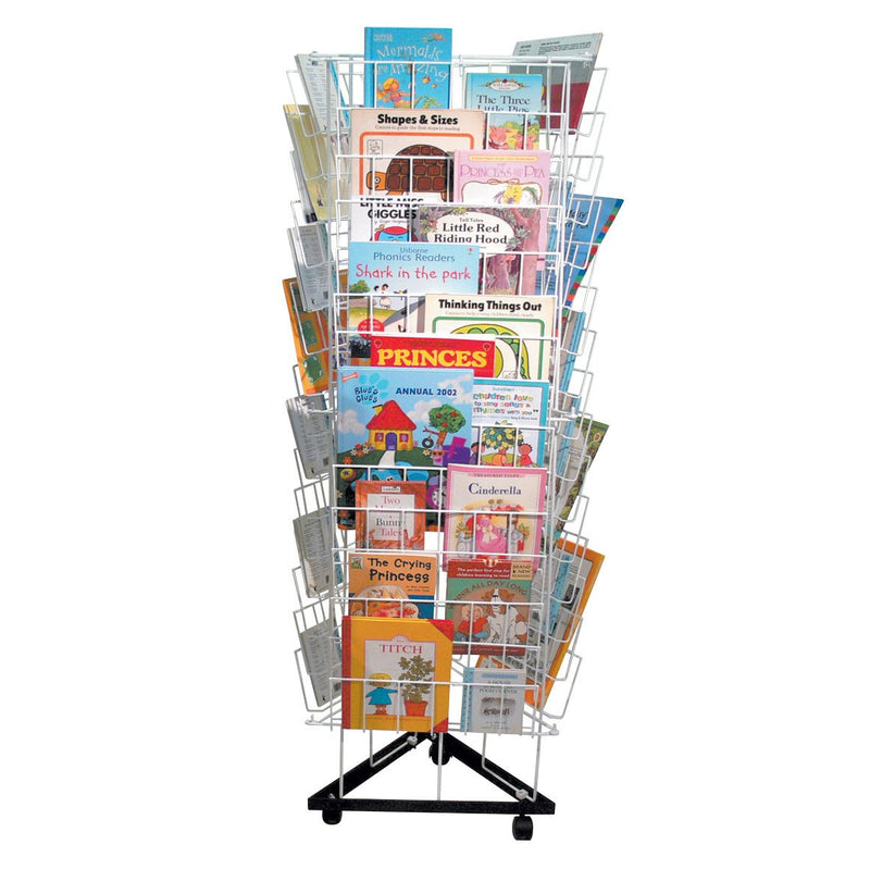 3-Sided Mobile Book Stand 