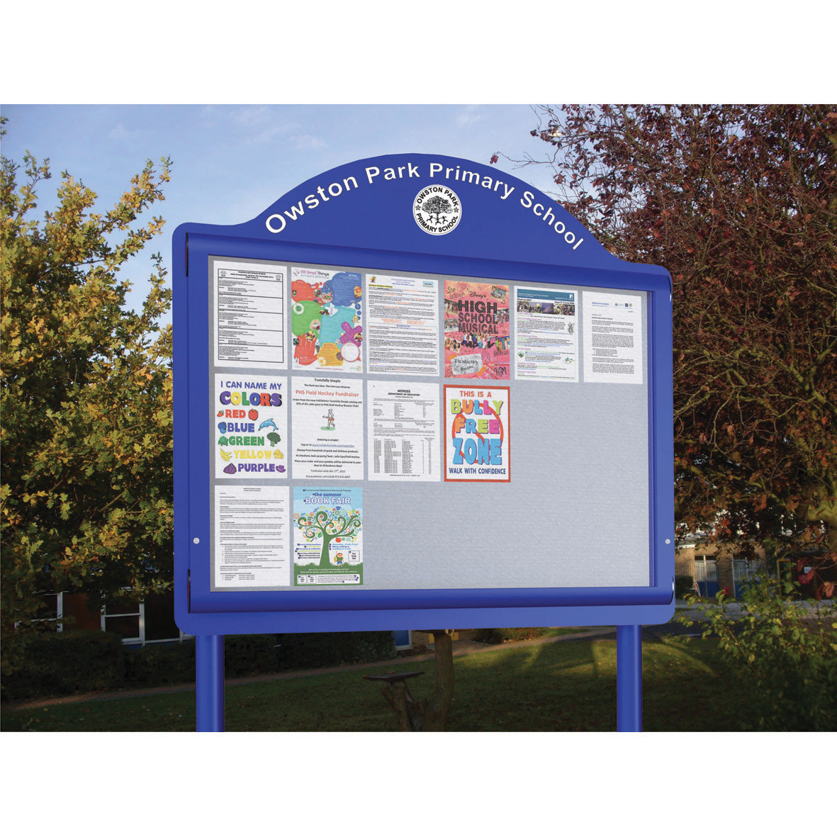 Springboard Sign WeatherShield Freestanding Outdoor Contour Sign