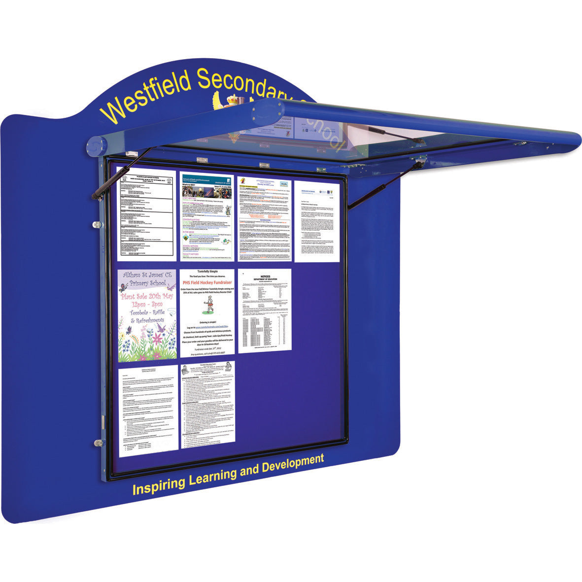 Springboard Sign WeatherShield Wall-Mounted Outdoor Contour Sign