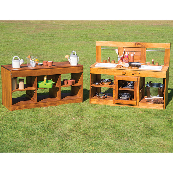 Outdoor Mud Kitchen & Bench