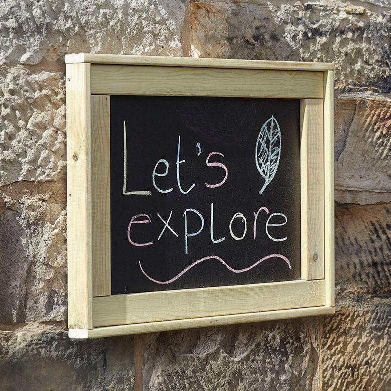Outdoor Wall-Mounted Chalkboard Panel 