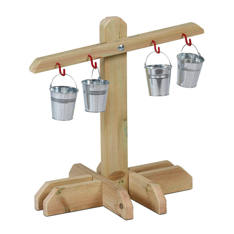 Outdoor Wooden Balance Scales 