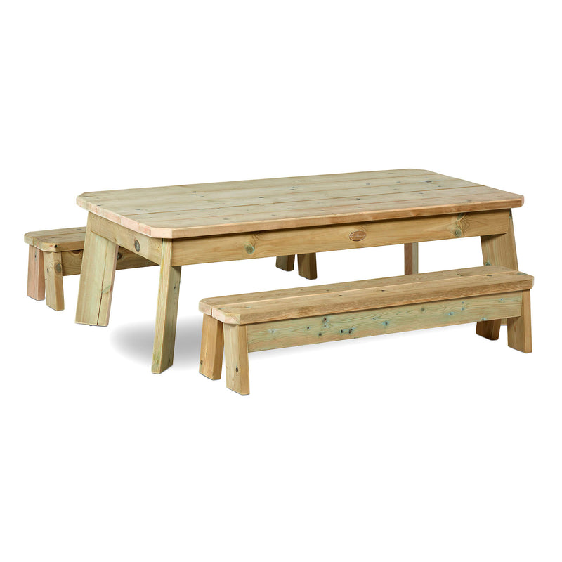 Rectangular Table and Bench Set (Pre-School)