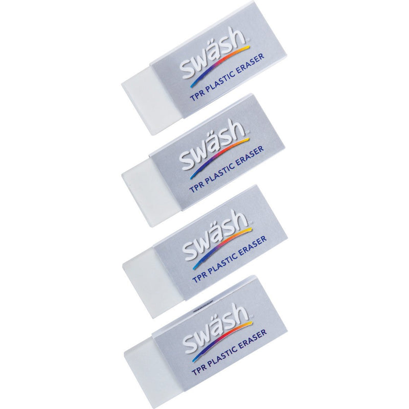 Swash-White-Erasers-pk-48