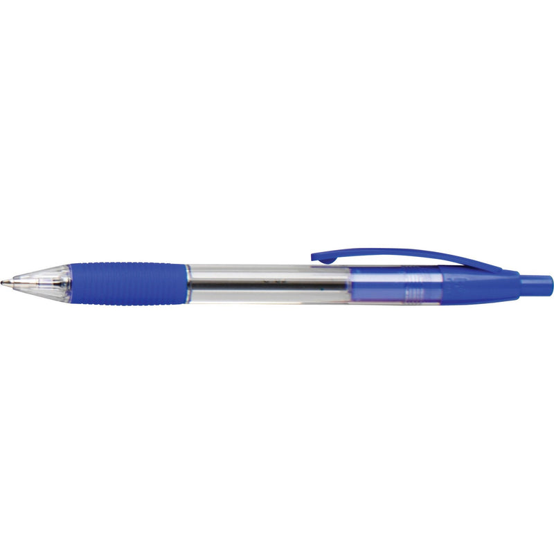 Retractable-Ball-Point-Pen-(Blue)-pk-10