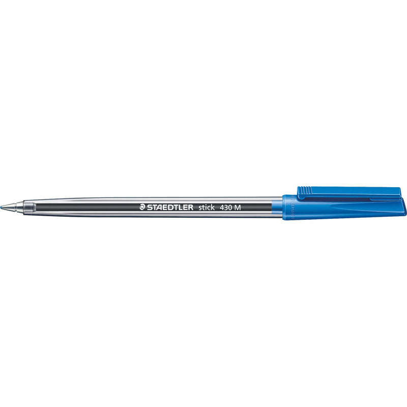 Staedtler-Stick-430-Ballpoint-Pen---Blue-pk-10