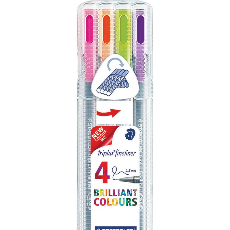 Staedtler-Triplus-Fineliner-(Marking-Colours)-pk-4