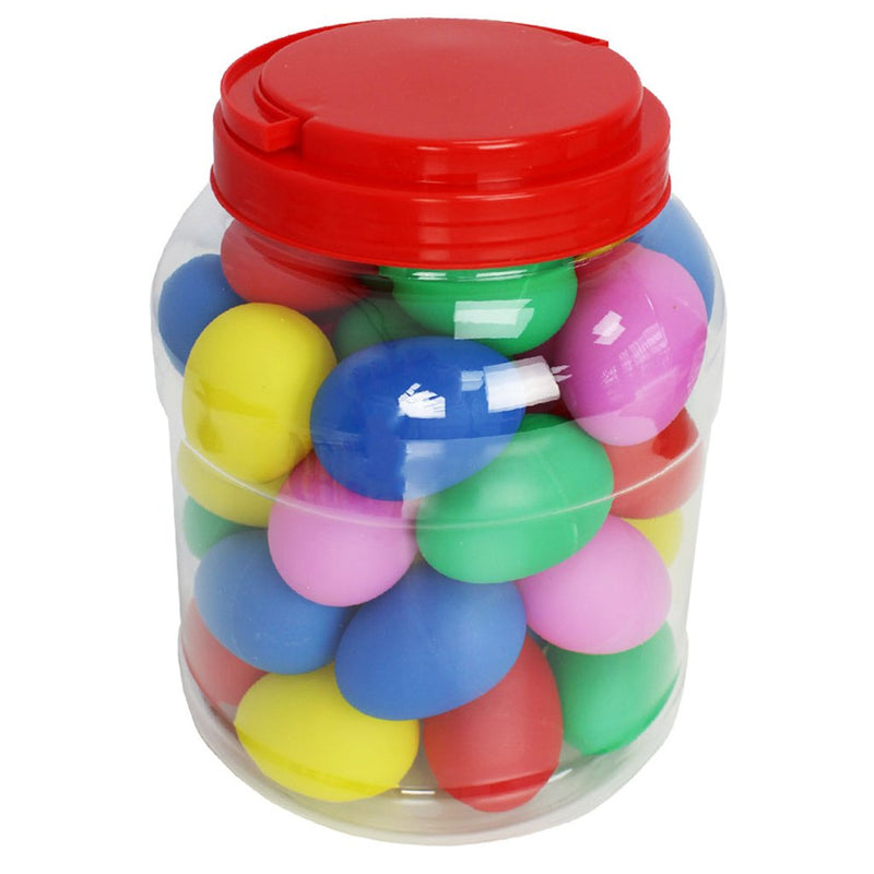 Multicoloured Egg Shakers pk 40 