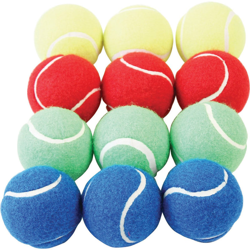 Coloured-Tennis-Ball-pk-12