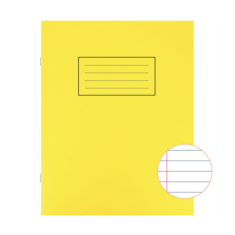 Exercise Books - Lined 9x7 Yellow pk 40