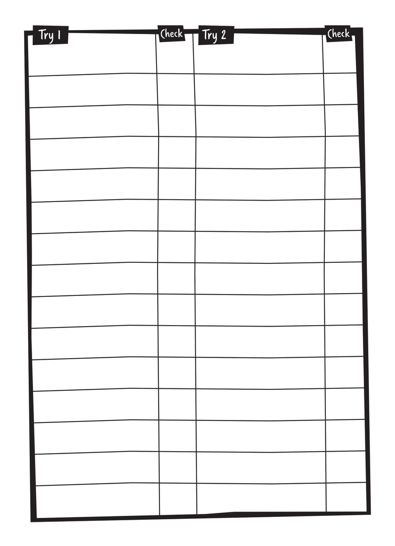 A5 Children's Spelling Book pk 30
