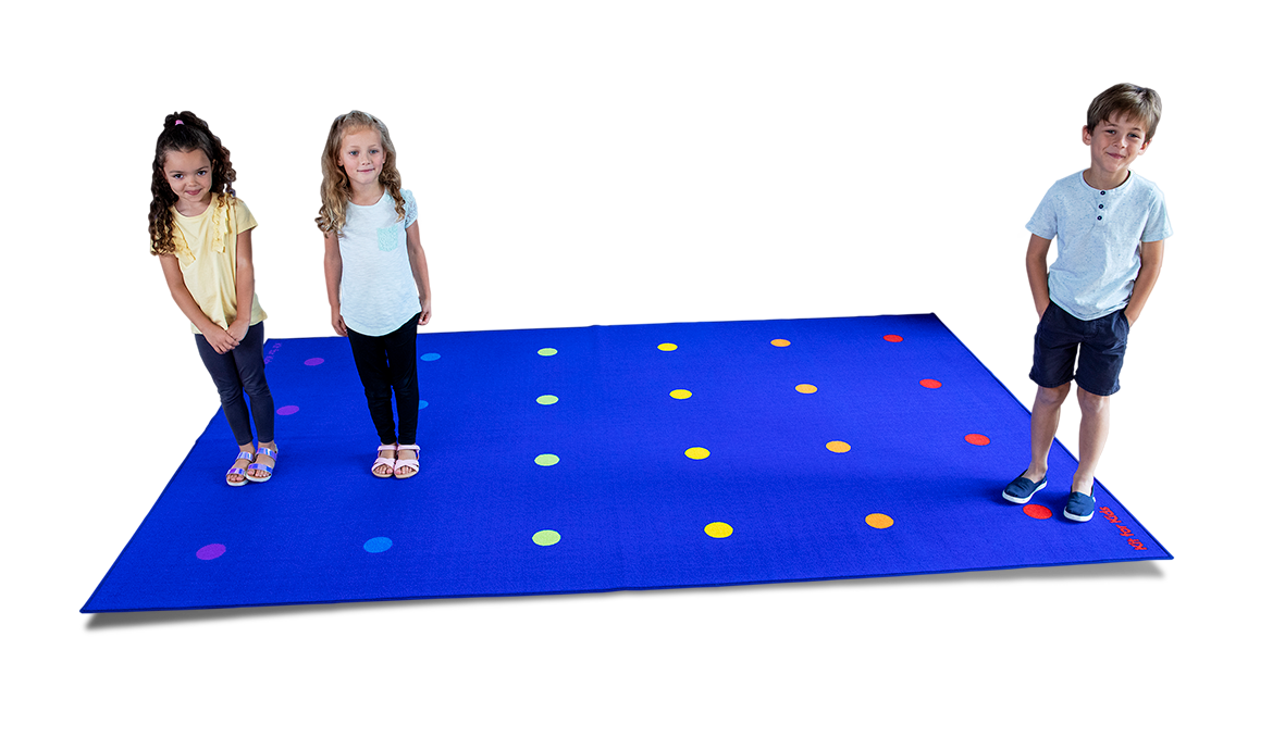Essentials Rainbow Spots Indoor/Outdoor Carpet