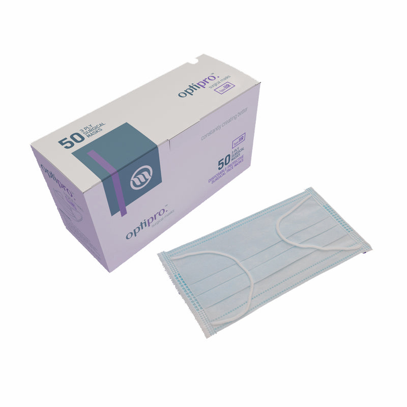 Fluid-Resistant Type 2 IIR Face Masks pk 50